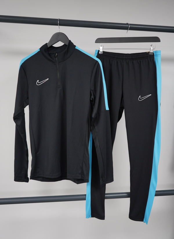 Nike Dri-Fit Academy Tracksuit | Black & Blue