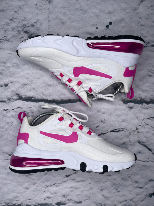 Nike Air Max 270 React | White & Pink