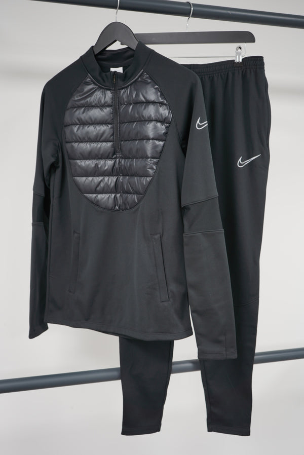 Nike Winter Warrior Tracksuit | Black & White